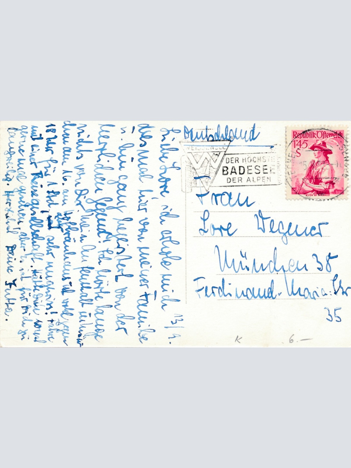 AK, Techendorf am Weißensee, Kärnten (S1156)