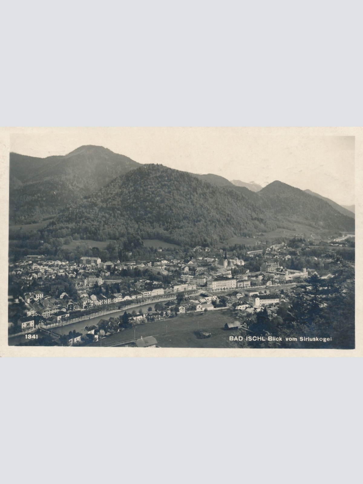 AK, Bad Ischl, Blick vom Siriuskogel, Oberösterreich (S1151)