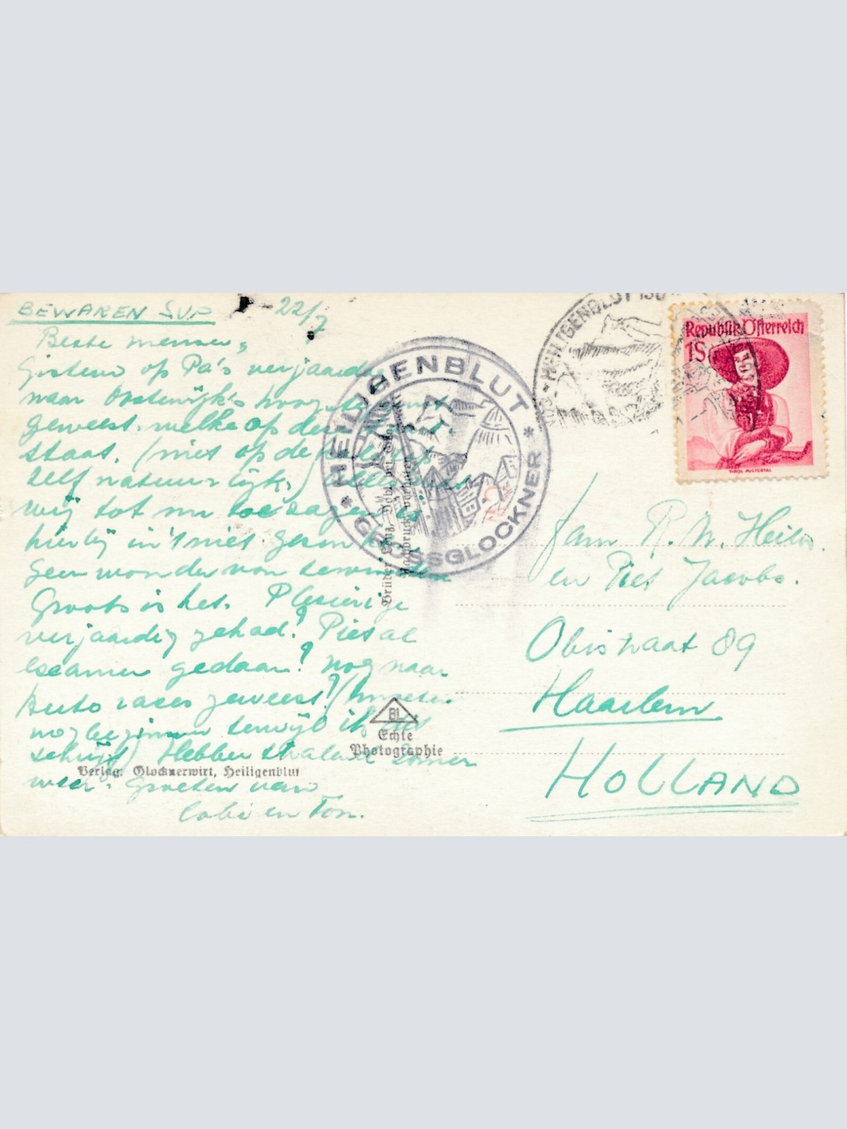 AK, Franz Josef Haus, Großglockner - Hochalpenstraße, Kärnten (S923)