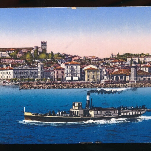 AK aus Desenzano mit Dampfer Italien (5137)
