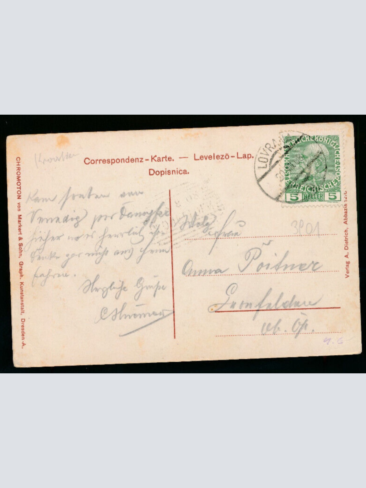 AK aus Lovrana Kroatien (5142)