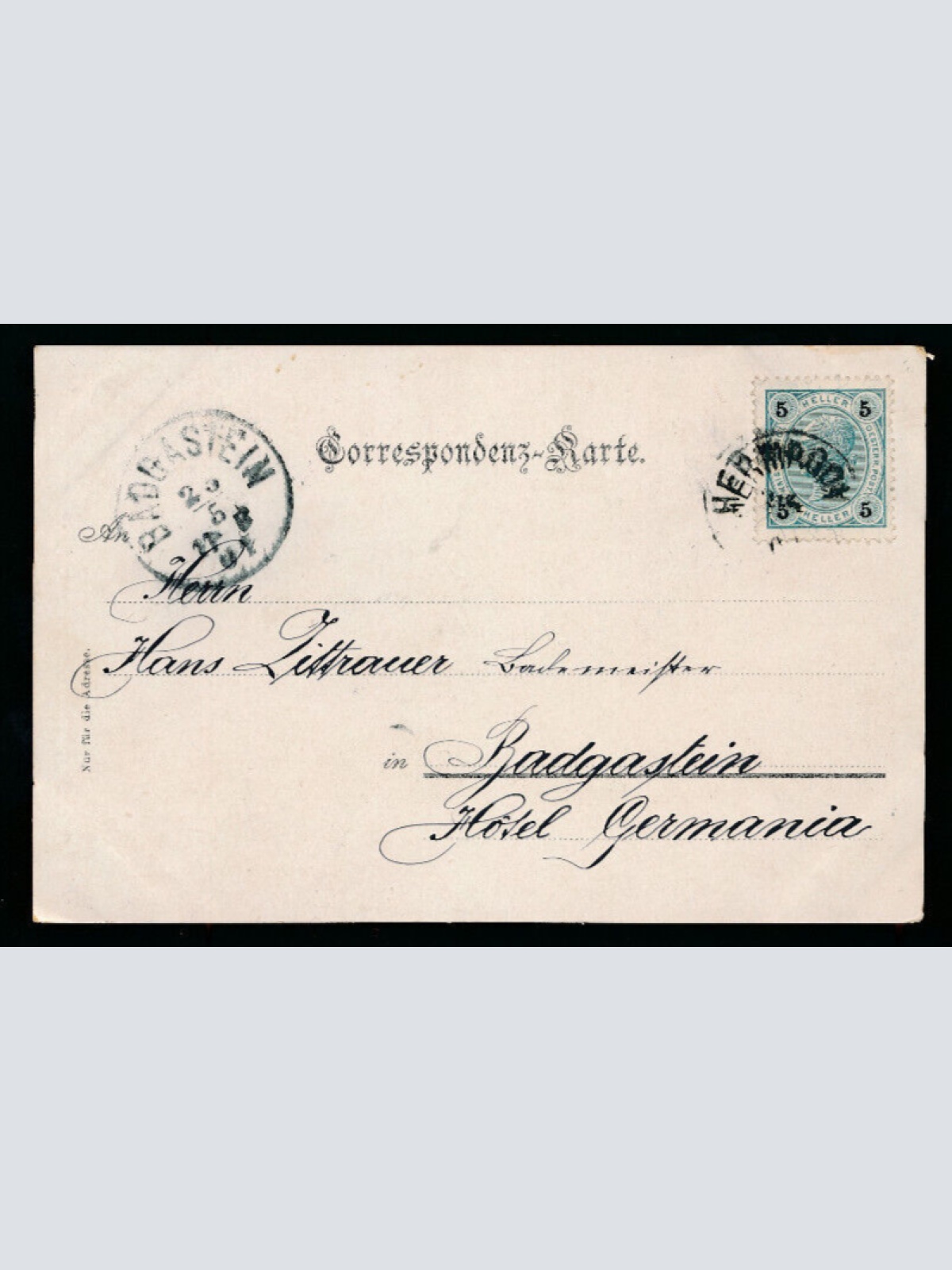 AK aus Hermagort mit Presseger See im Hintergrund Kärnten (5418)