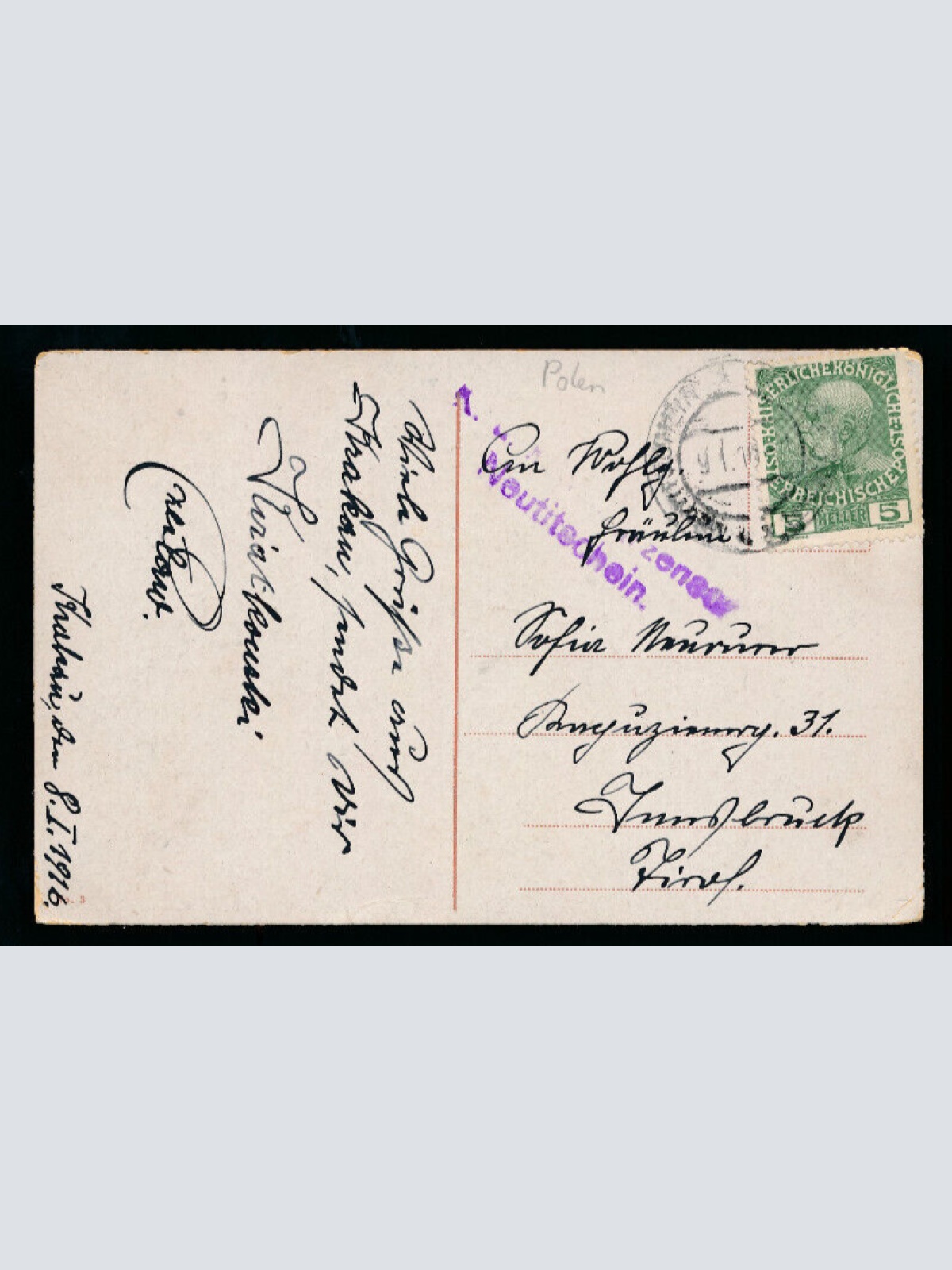 AK aus Krakau mit Marienkirche Polen (5422)