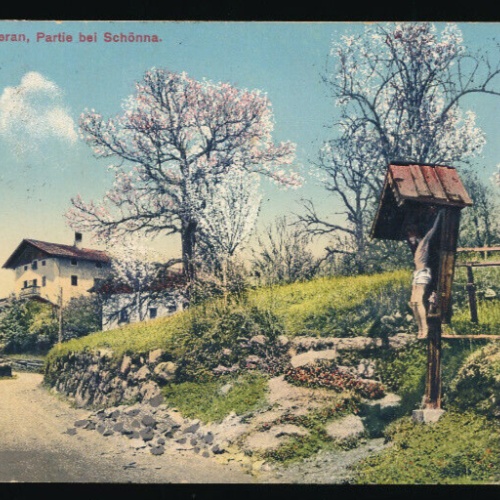 AK aus Meran partie bei Schönna Italien (5423)