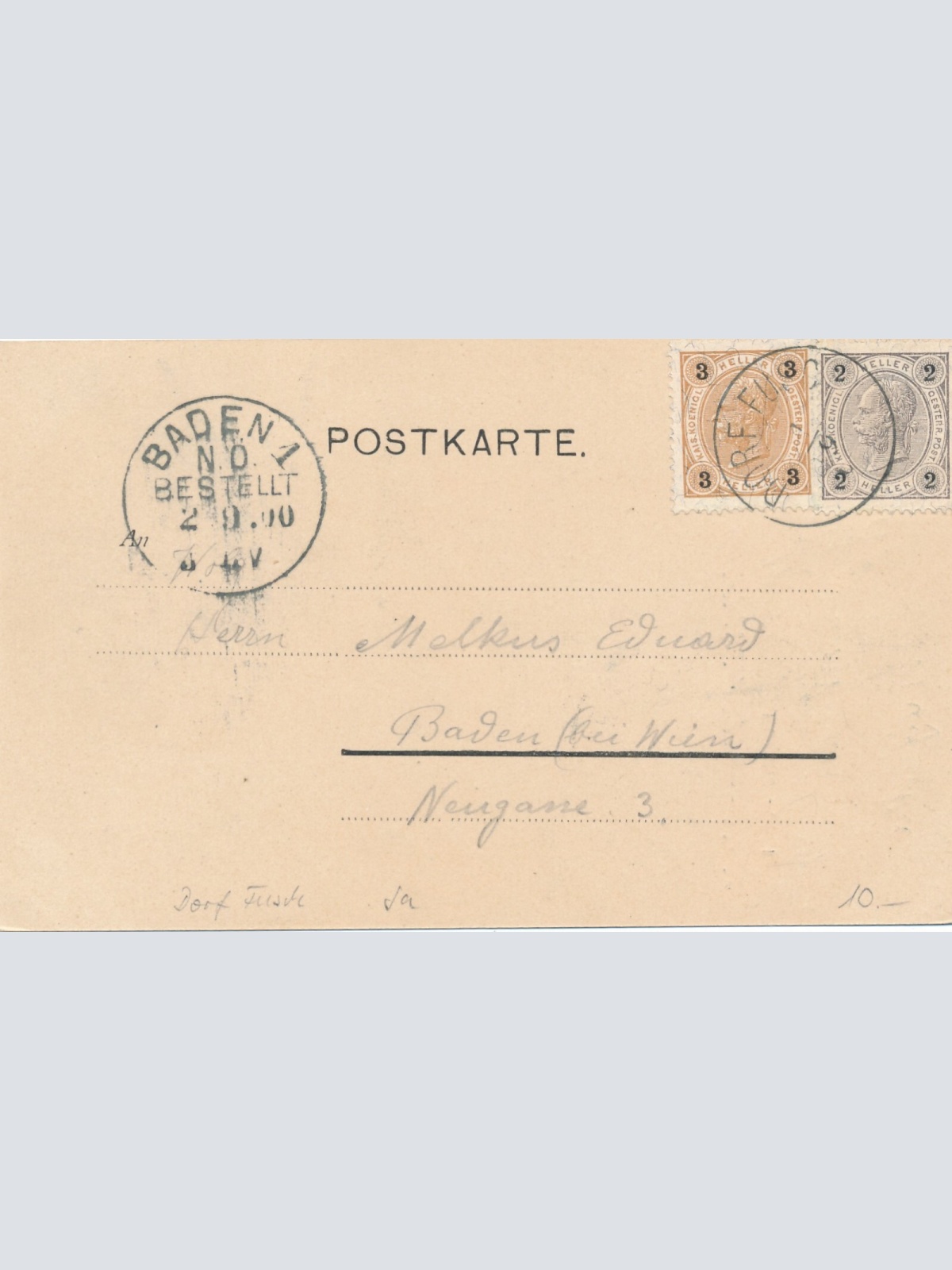 AK, Wasserfall in der Bärenschlucht, Fuscher-Thal (S1136)