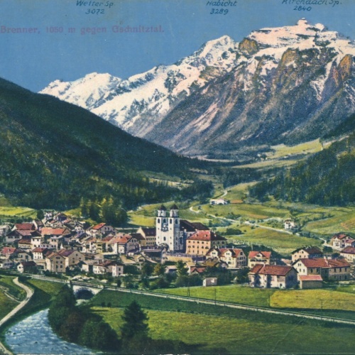 AK, Steinach am Brenner, gegen Gschnitztal, Tirol (S1127)