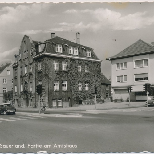 AK, Hemer im Sauerland, Partie am Amtshaus (S1216)