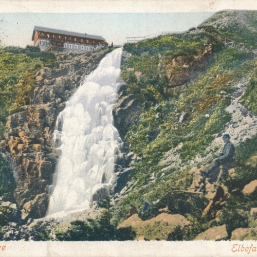 AK, Riesengebirge, Elbefall, Tschechien (S1210)