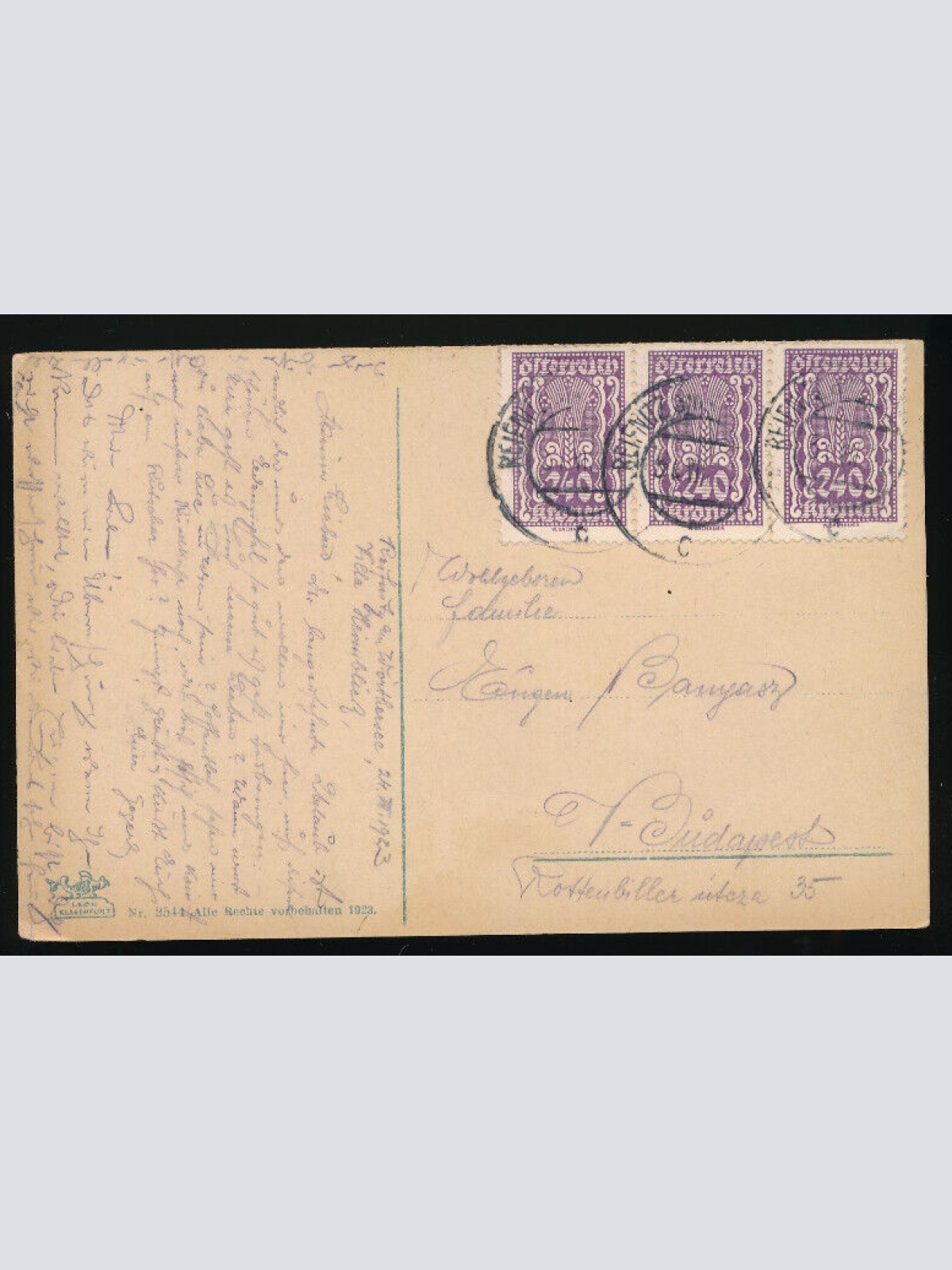 AK vom Wörthersee aus Kärnten (5516)