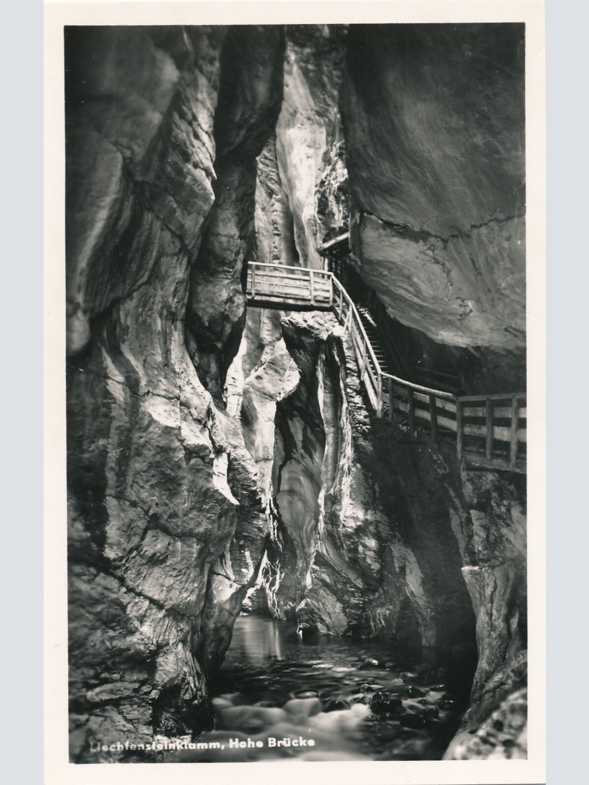 AK, Liechtensteinklamm, Hohe Brücke (S1201)