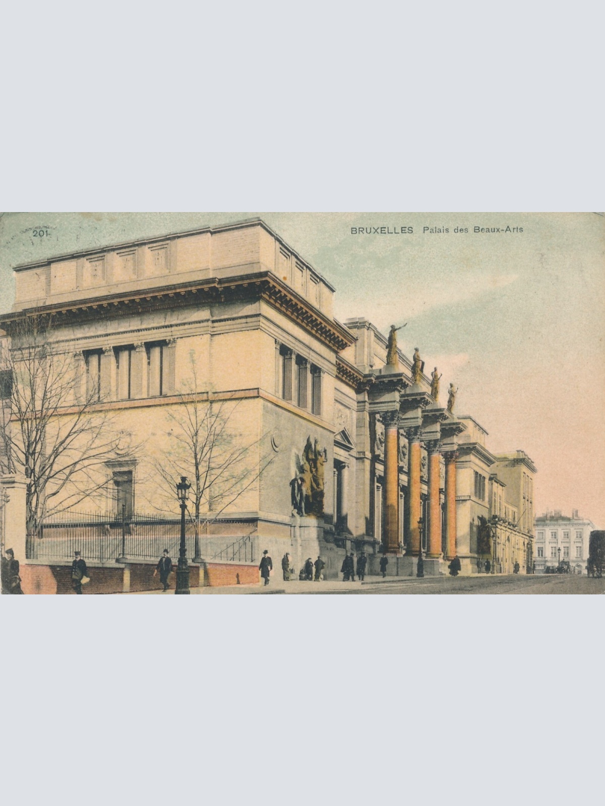 AK, Bruxelles, Palais des Beaux-Arts, Belgien (S1206)