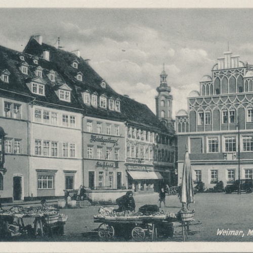 AK, Weimar, Markt, Thüringen  (S1250)