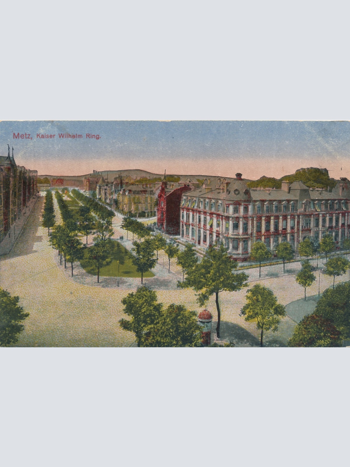 AK, Metz, Kaiser Wilhelm Ring, Frankreich (S1177)