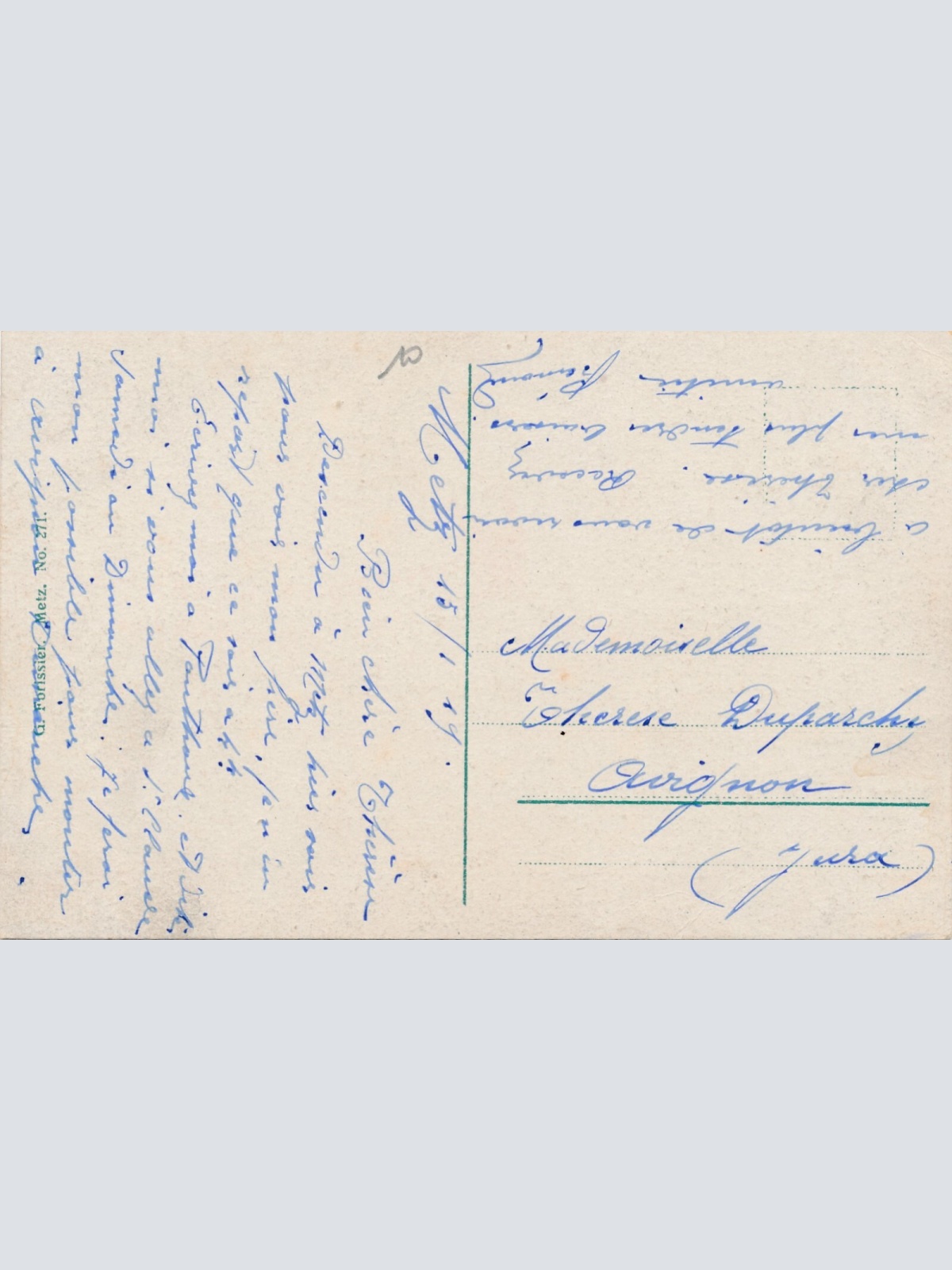 AK, Metz, Kaiser Wilhelm Ring, Frankreich (S1177)