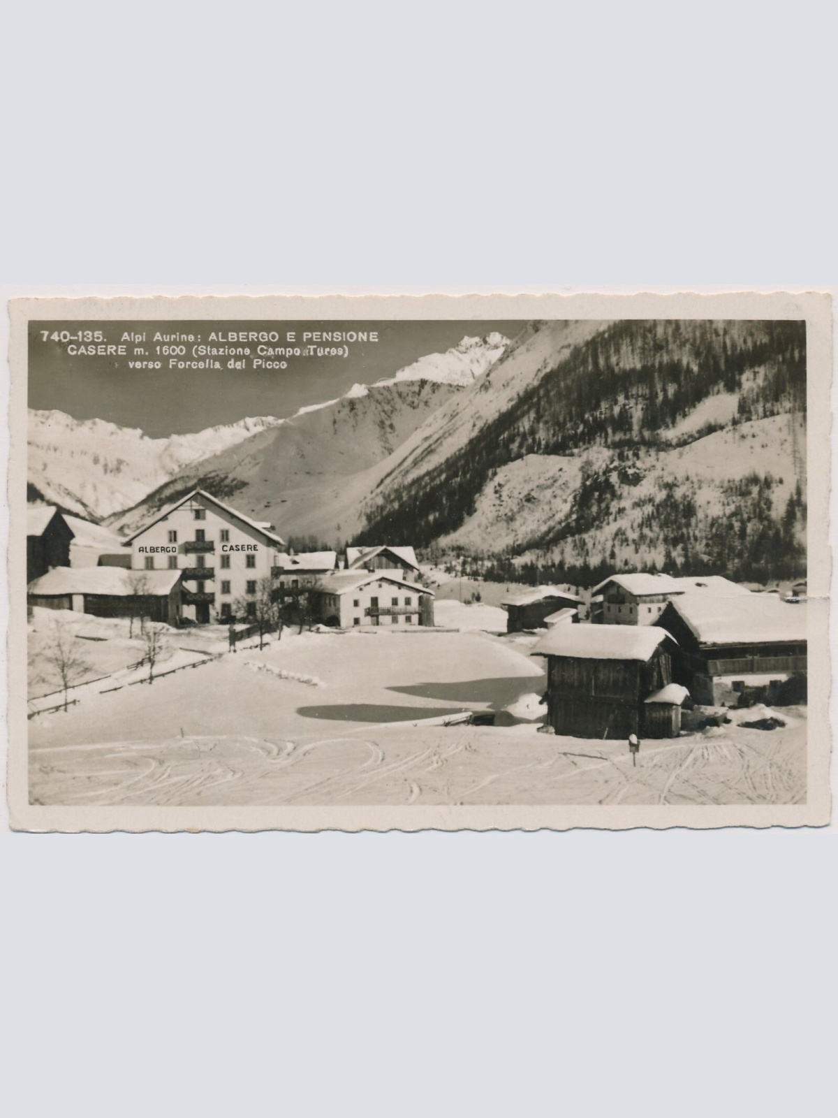 AK, Albergo e Pensione Casere, Statione Campo Tures, Italien (S1178)