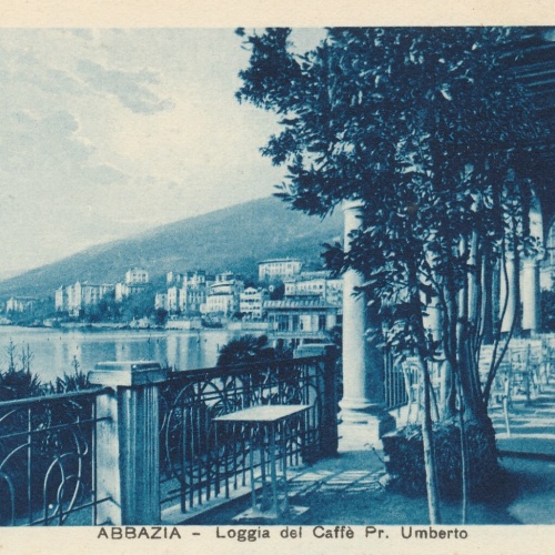 AK, Abbazia - Loggia del Caffe Pr. Umberto, Kroatien (S1185)