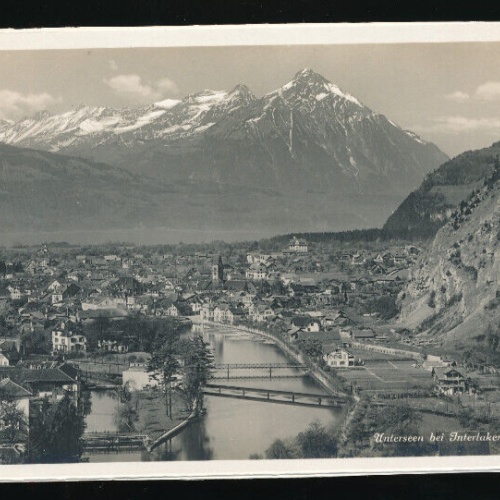 AK aus Unterseen bei Interlaken Schweiz (5275)