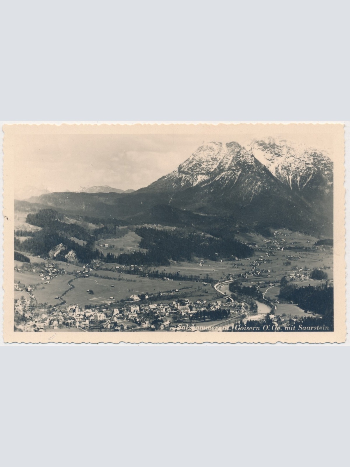 AK, Salzkammergut, Goisern mit Saarstein, Oberösterreich (S1089)