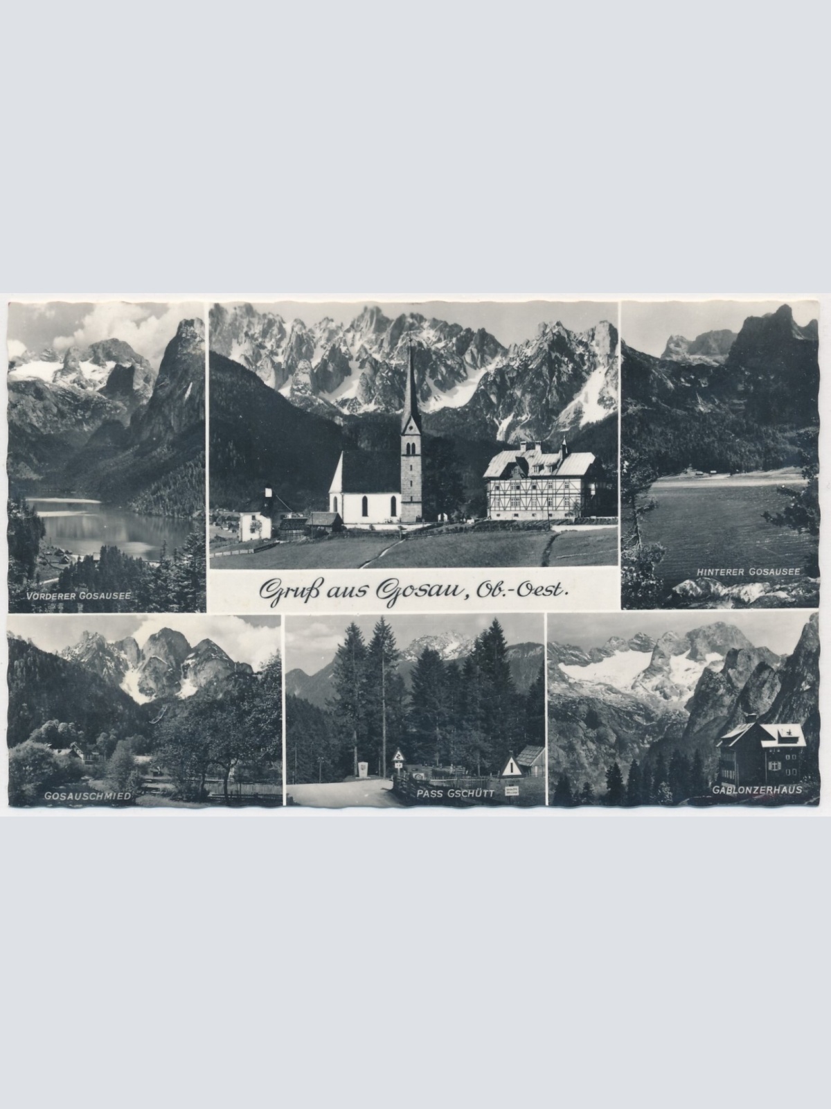 AK, Gruß aus Gosau, Oberösterreich (S1090)