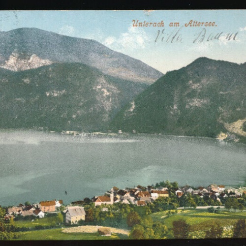 AK aus Unterach am Attersee Oberösterreich (5260)
