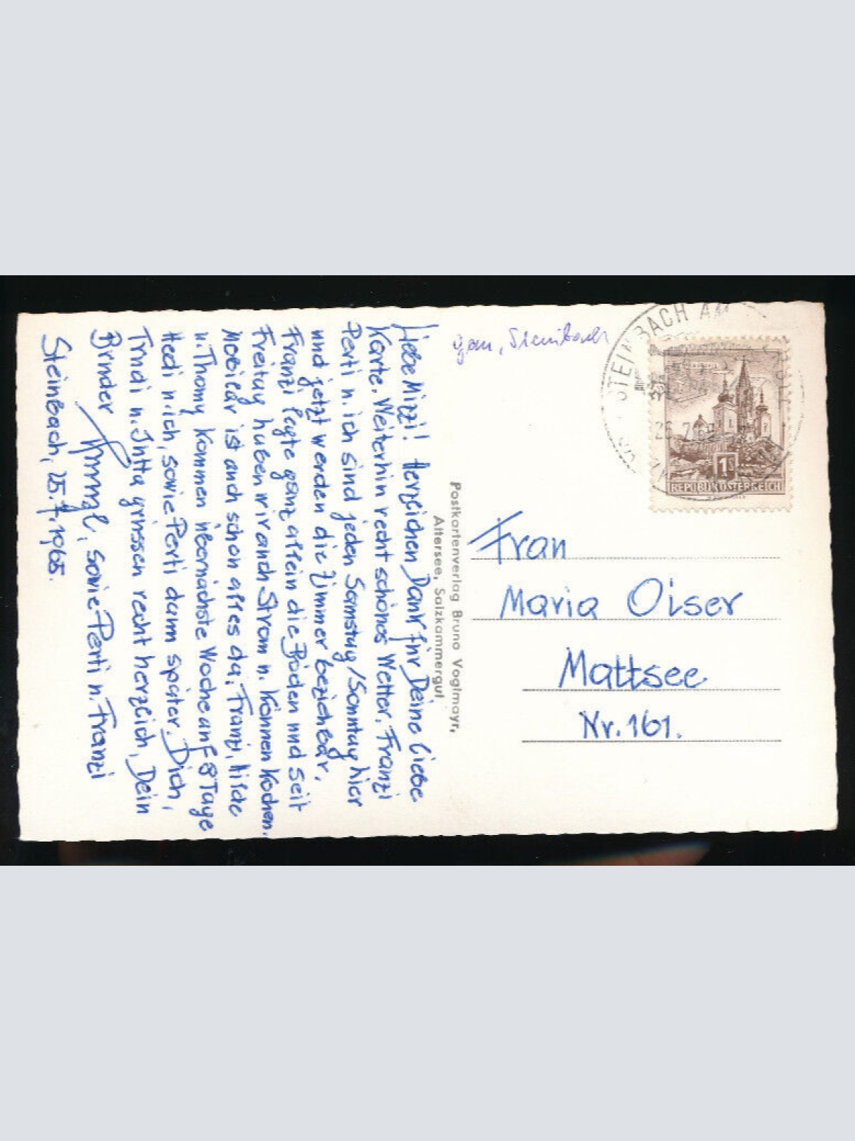 AK aus Seefeld am Attersee Oberösterreich (5261)