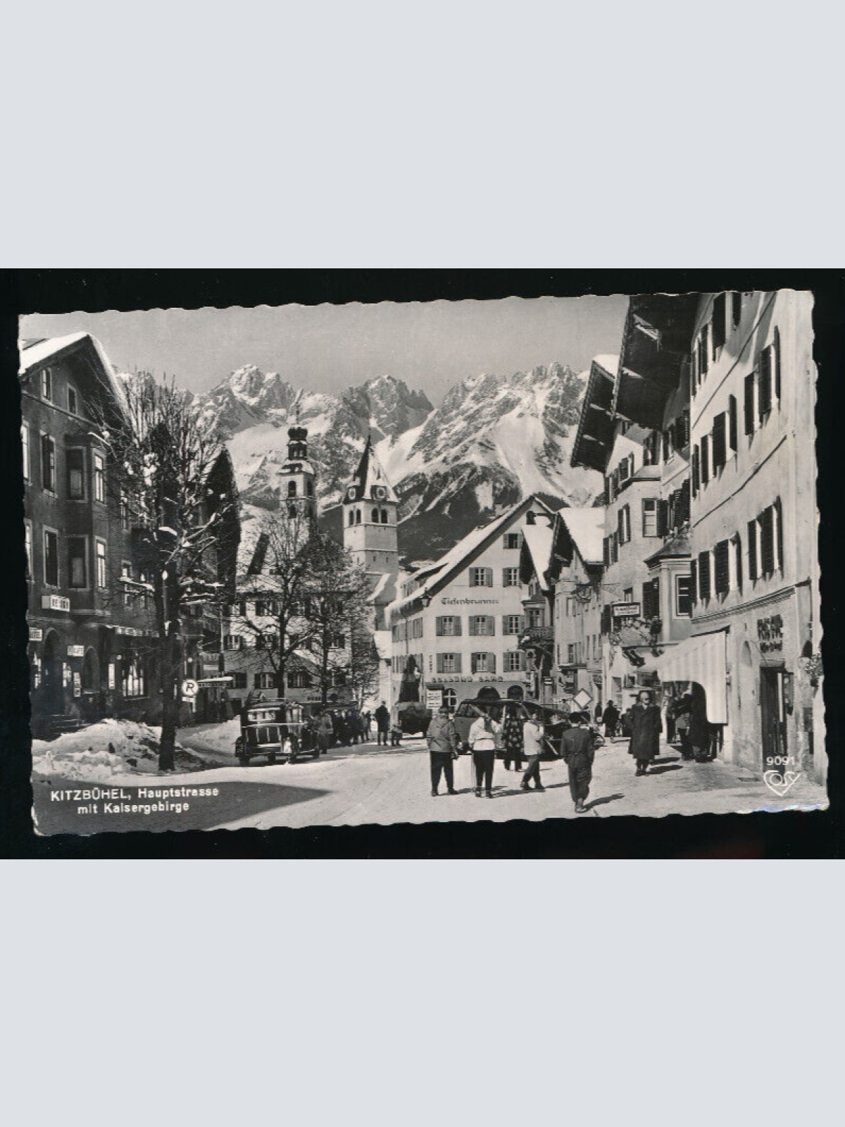 AK aus Kitzbühel Hauptstrasse Tirol (5358)