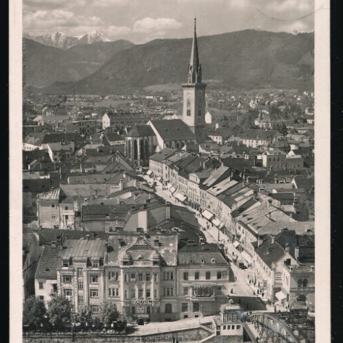 AK aus Villach mit Mangart Kärnten (5393)