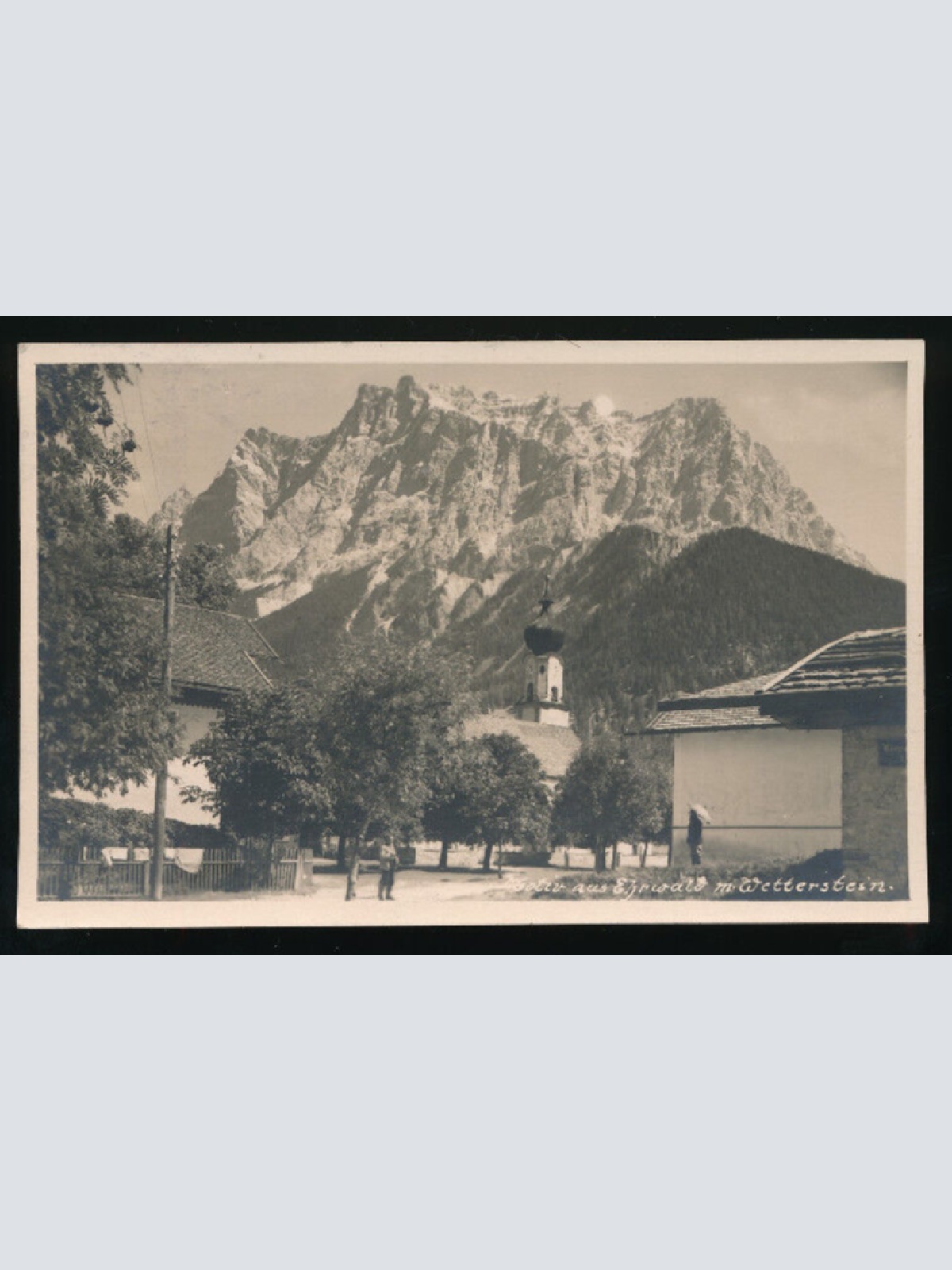 AK aus Ehrwald mit Wetterstein Tirol (5397)