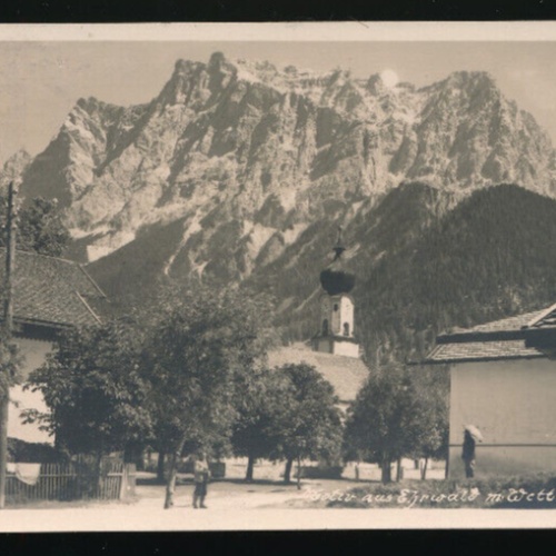 AK aus Ehrwald mit Wetterstein Tirol (5397)