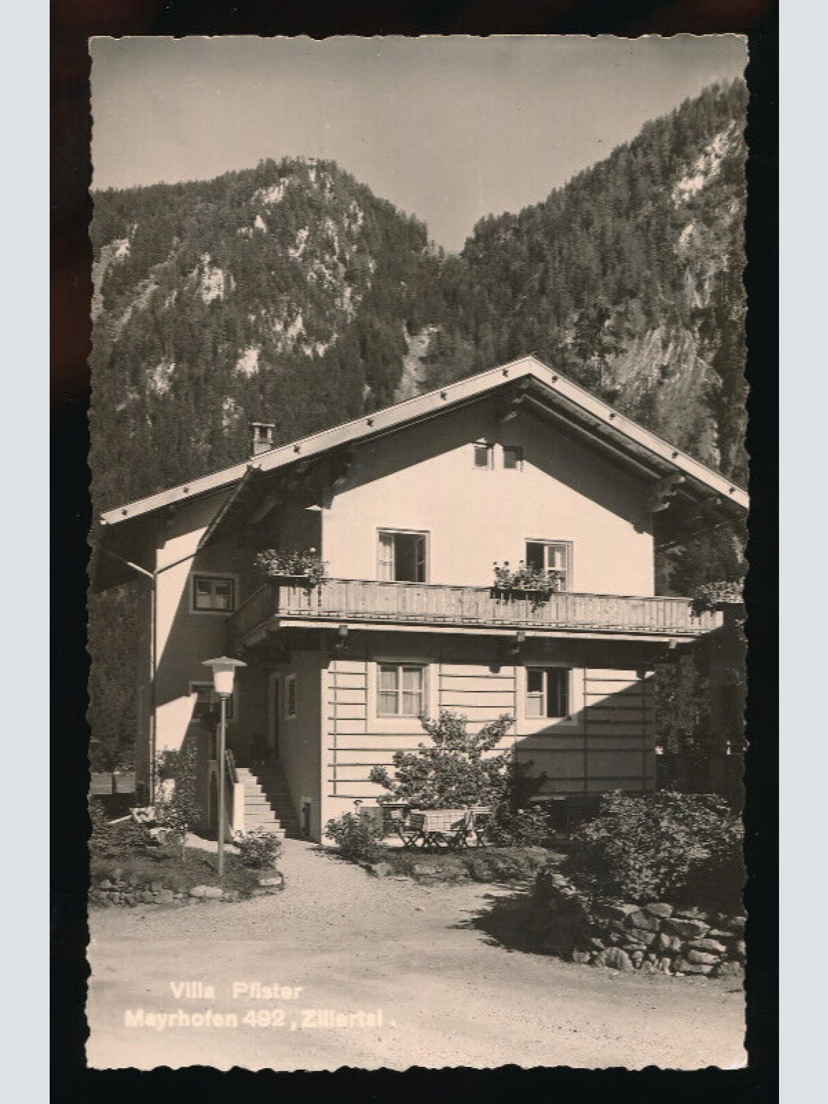 AK Mayrhofen mit Villa Pfister Tirol (5400)