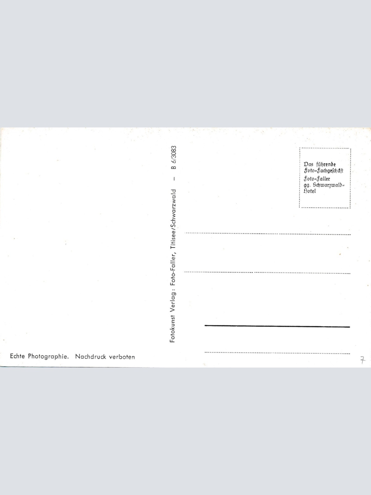AK, Titisee, Schwarzwald, Baden-Württemberg (S1100)