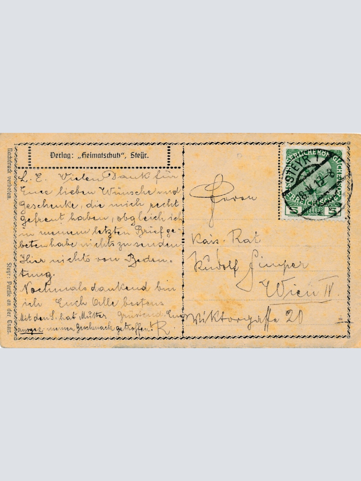 AK, Steyr, Partie an der Enns, Oberösterreich (S1099)