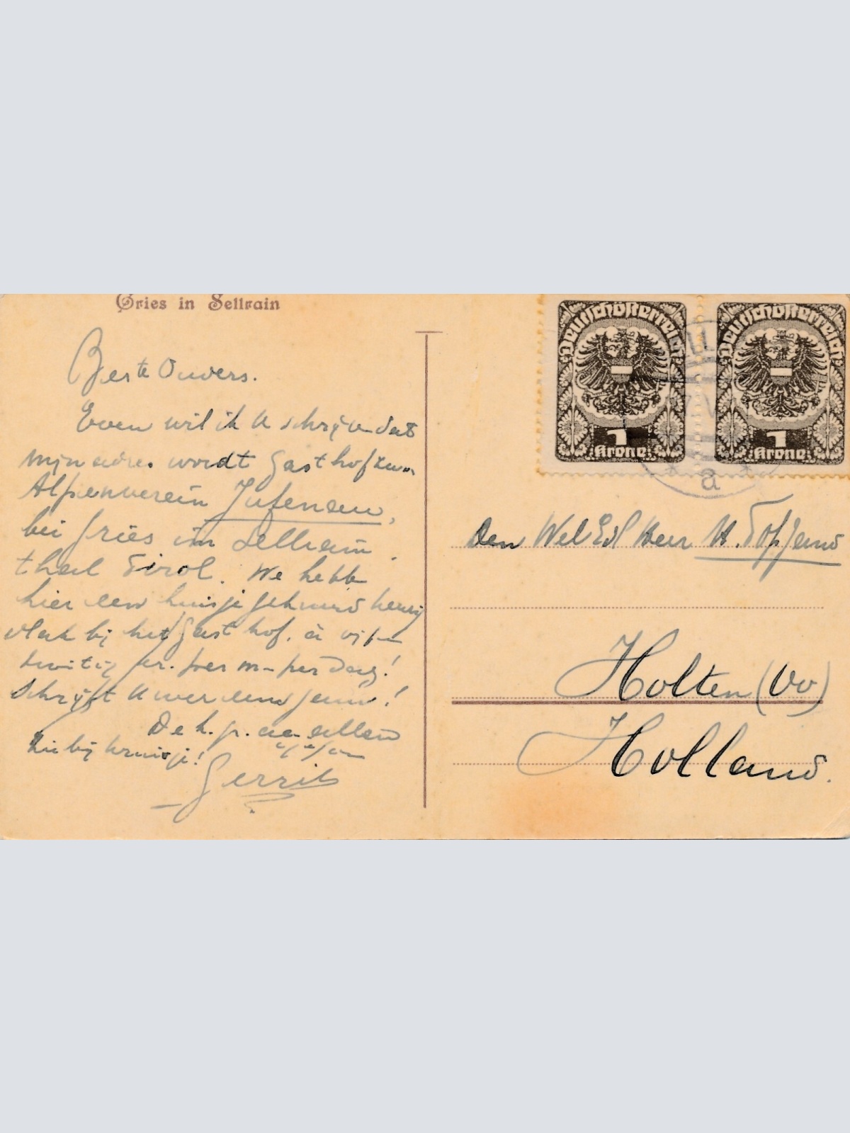 AK, Gries im Sellrain,  Tirol (S1097)