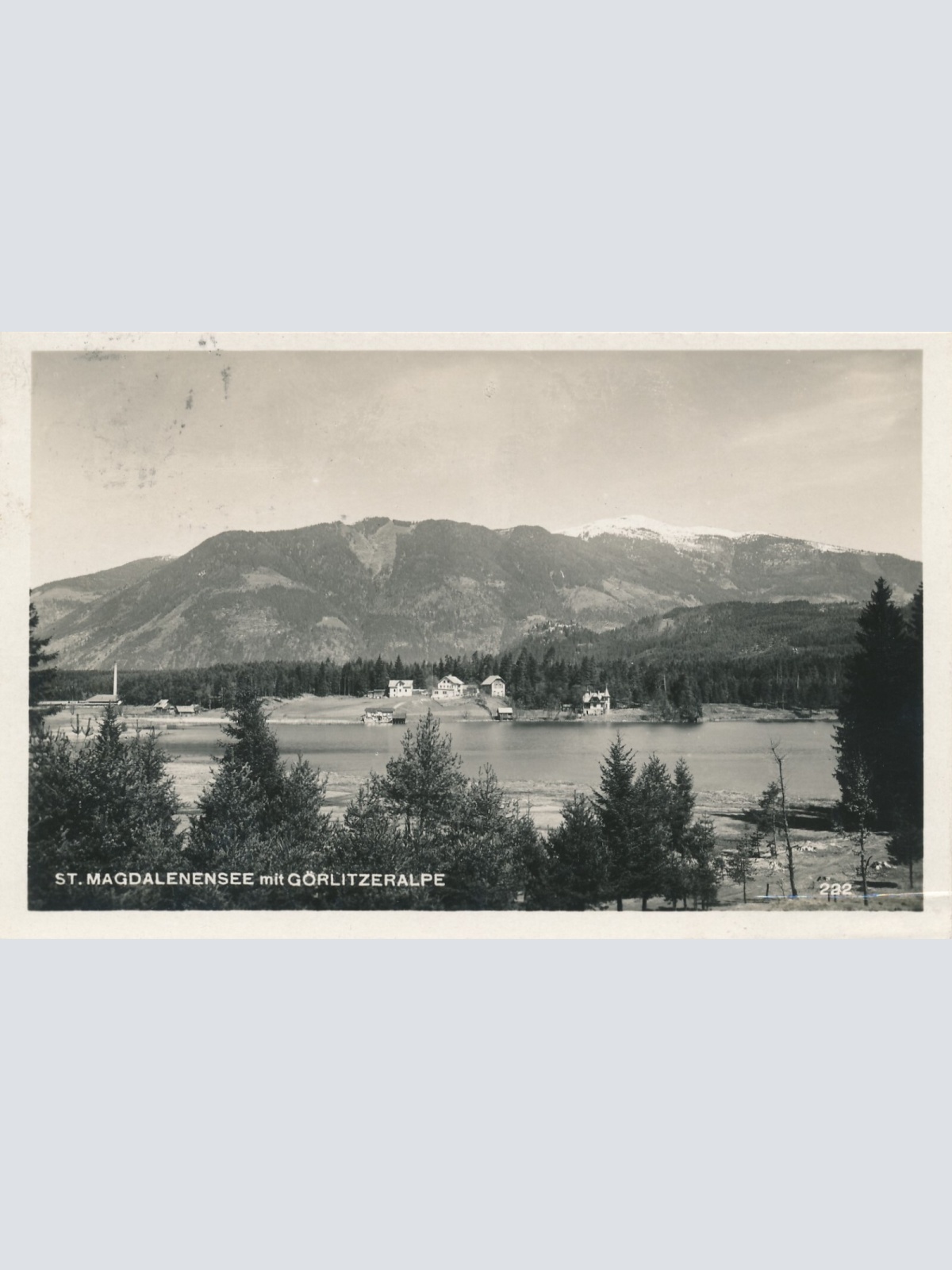 AK, St. Magdalenensee mit Görlitzeralpe, Kärnten (S1404)