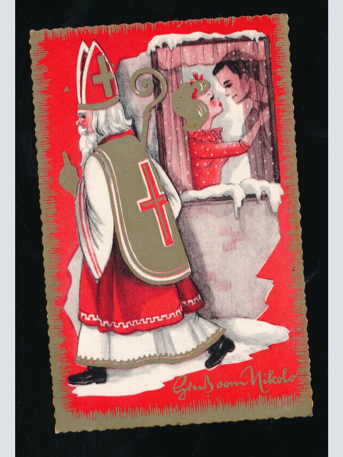 AK Gruß vom Nikolo - Nikolaus (5678)