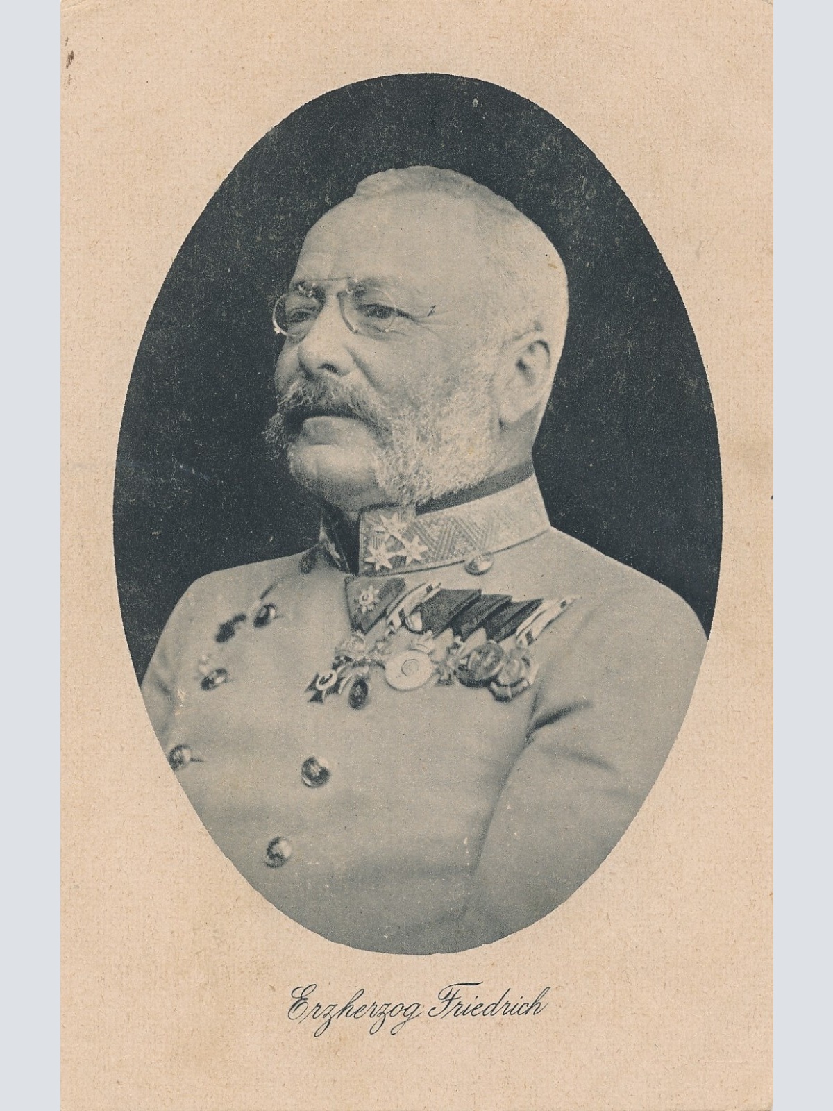AK Militaria vom Erzherzog Friedrich (16173)