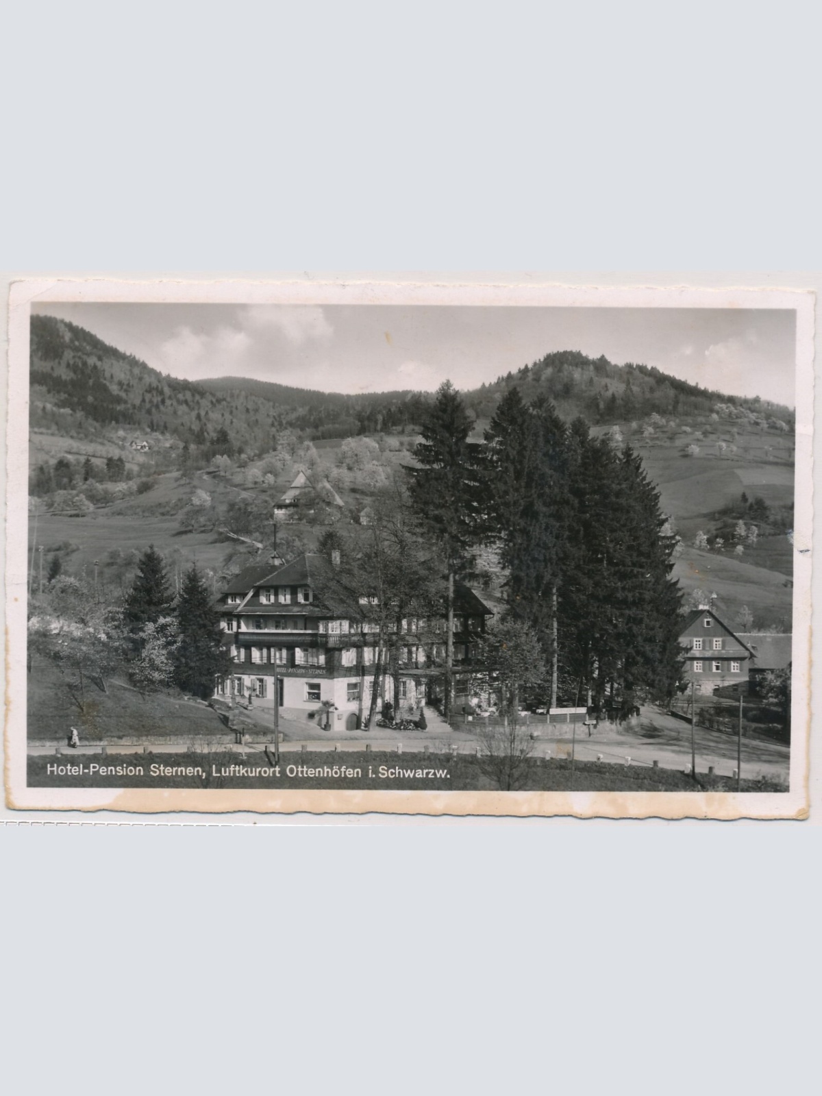 AK, Hotel-Pension Sternen, Luftkurort Ottenhöfen im Schwarzwald (S1352)