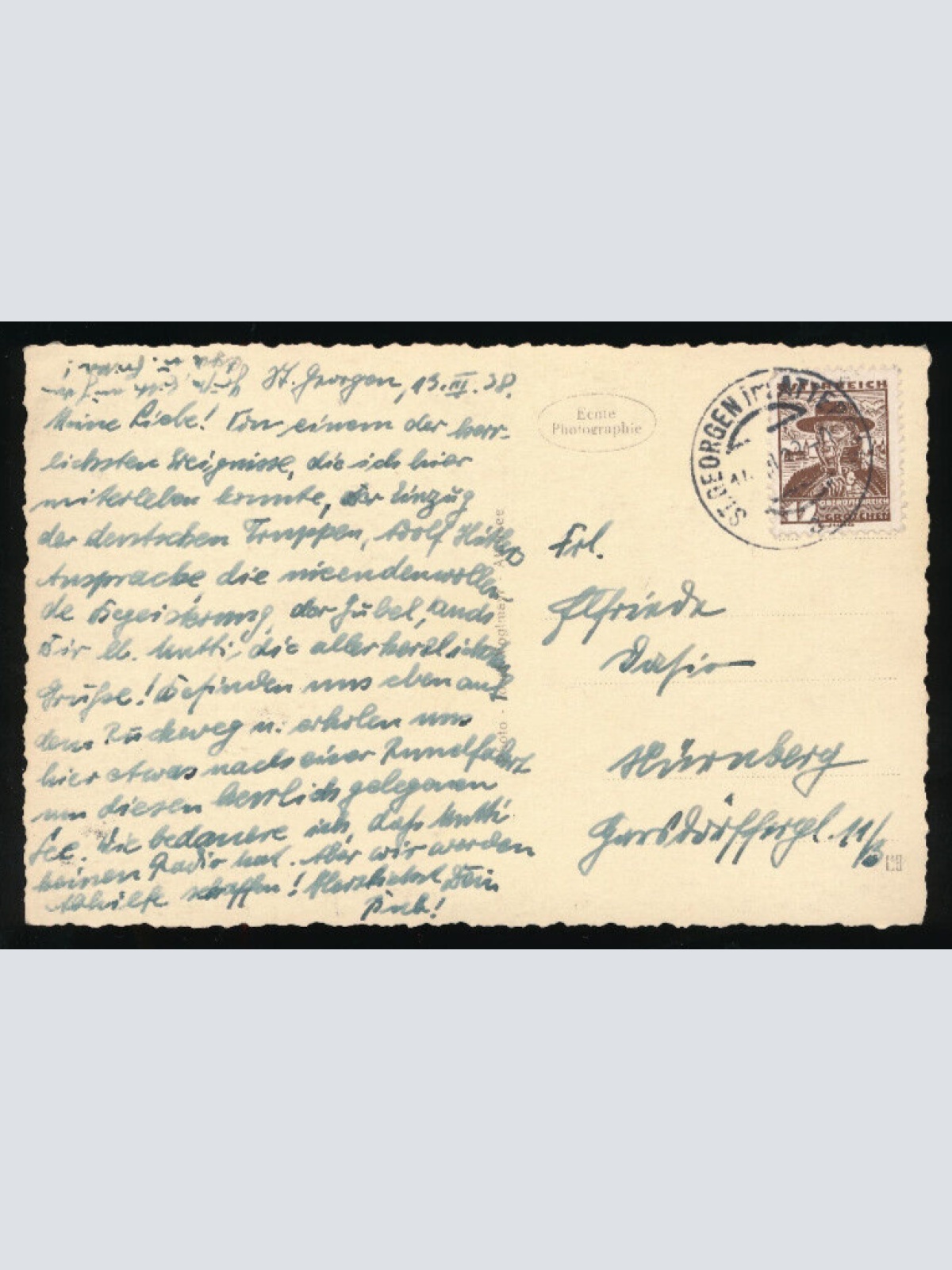 AK vom Attersee mit Segelboot Oberösterreich (5645)