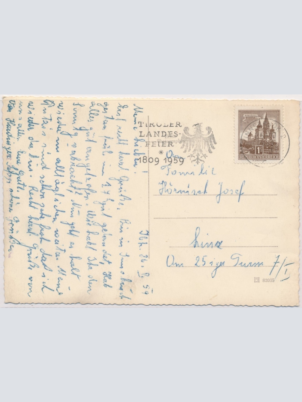 AK, Innsbruck gegen Norden, Tirol (S1381)