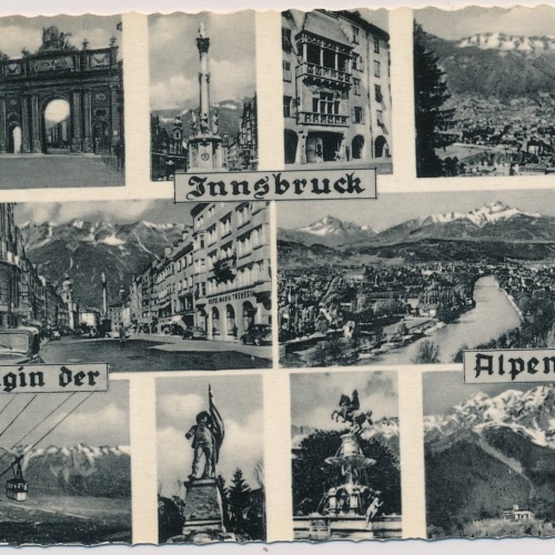 AK, Innsbruck, Die Königin der Alpenstädte, Tirol (S1386)