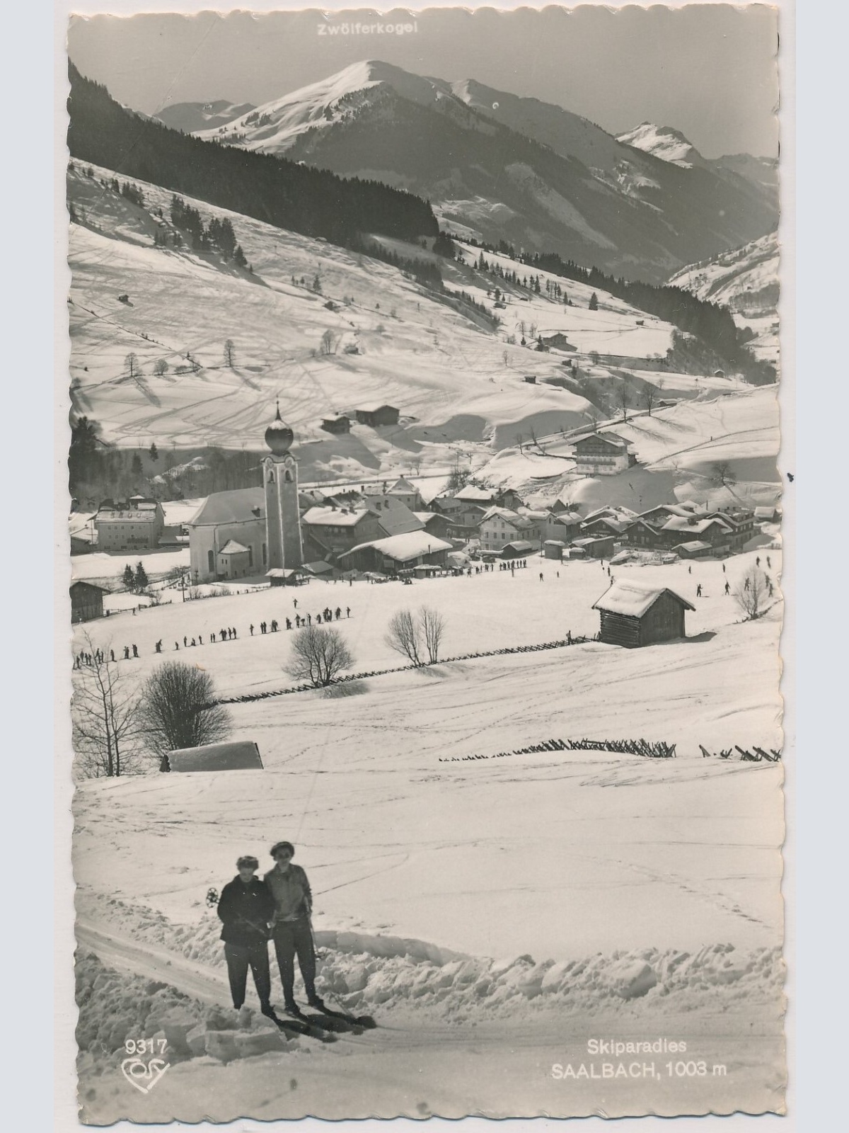 AK, Saalbach, Skiparadies, Salzburg (S1390)