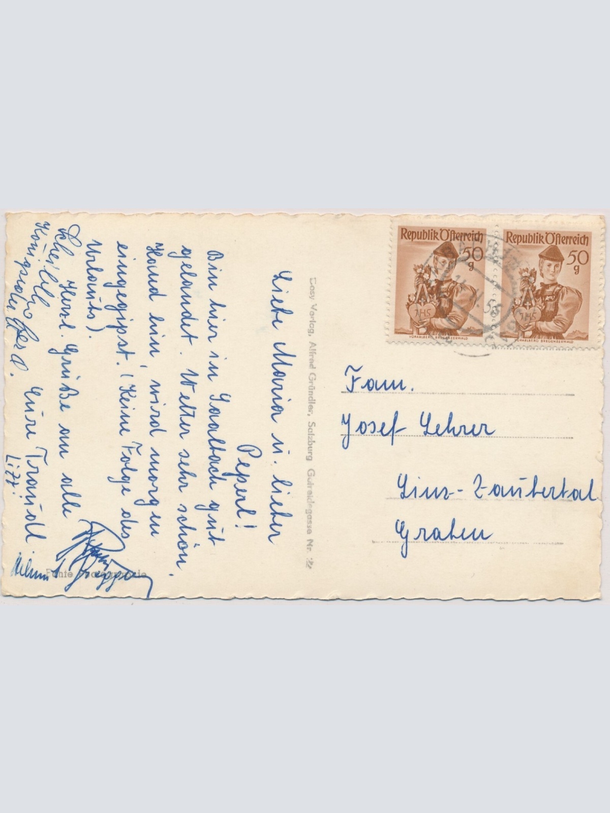 AK, Saalbach, Skiparadies, Salzburg (S1390)