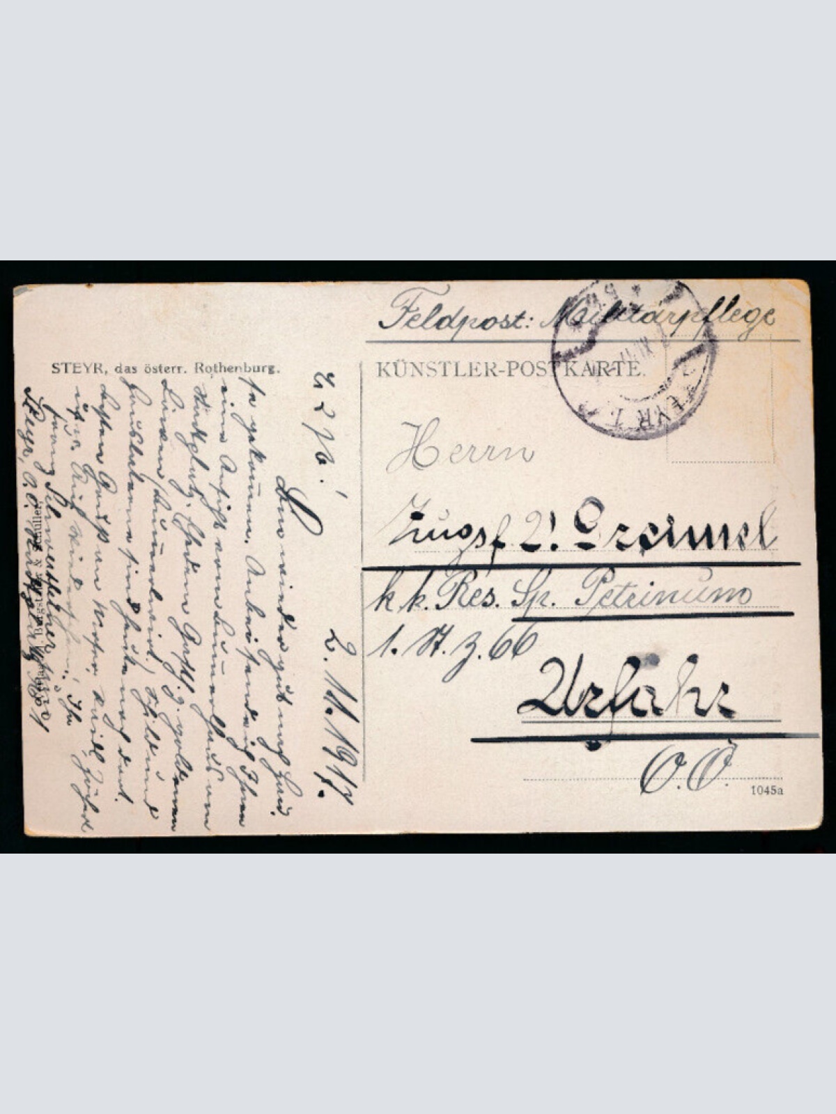 AK aus Steyr schönstes Haus Oberösterreich (5717)