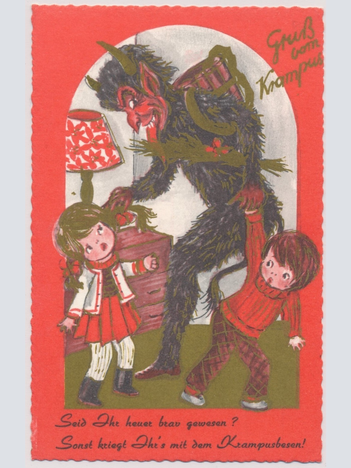 AK, Gruß vom Krampus, Seid ihr heuer brav gewesen? (S1512)