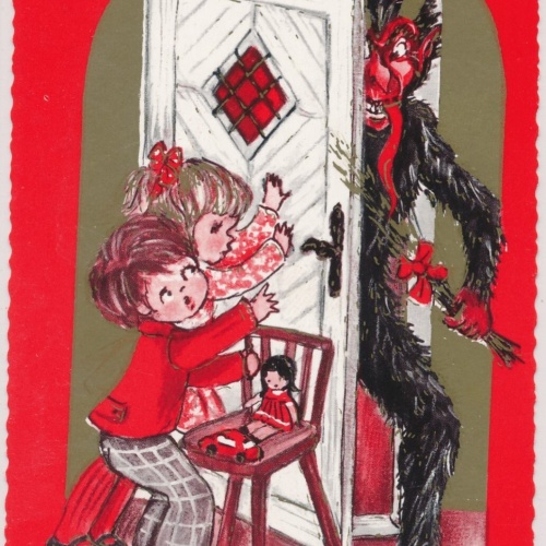 AK, Gruß vom Krampus, Euer Gewissen scheint nicht rein sonst ließet Ihr (S1507)