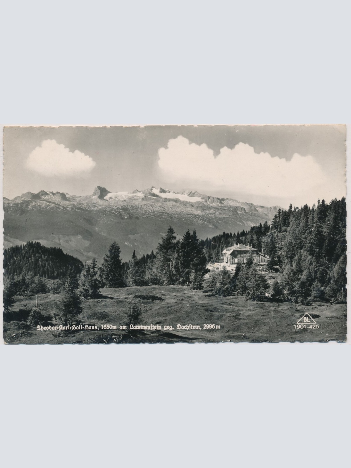 AK, Theodor-Karl-Holl-Haus, Lawinenstein geg. Dachstein (S1451)