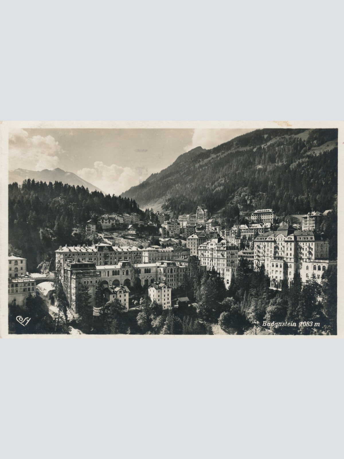 AK, Weltkurort Badgastein an der Tauernbahn, Salzburg (S1456)