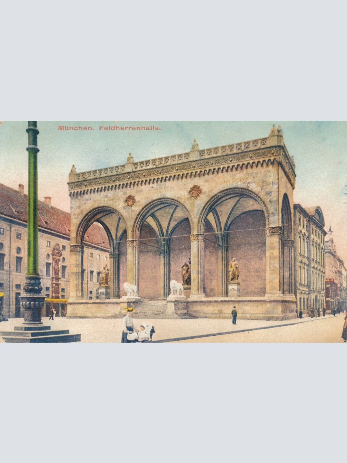AK, München, Feldherrenhalle, Bayern (S1280)