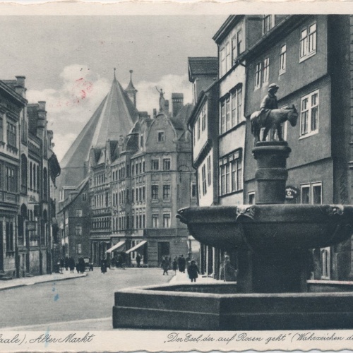 AK, Halle Saale, Alter Markt, Sachsen-Anhalt (S1286)