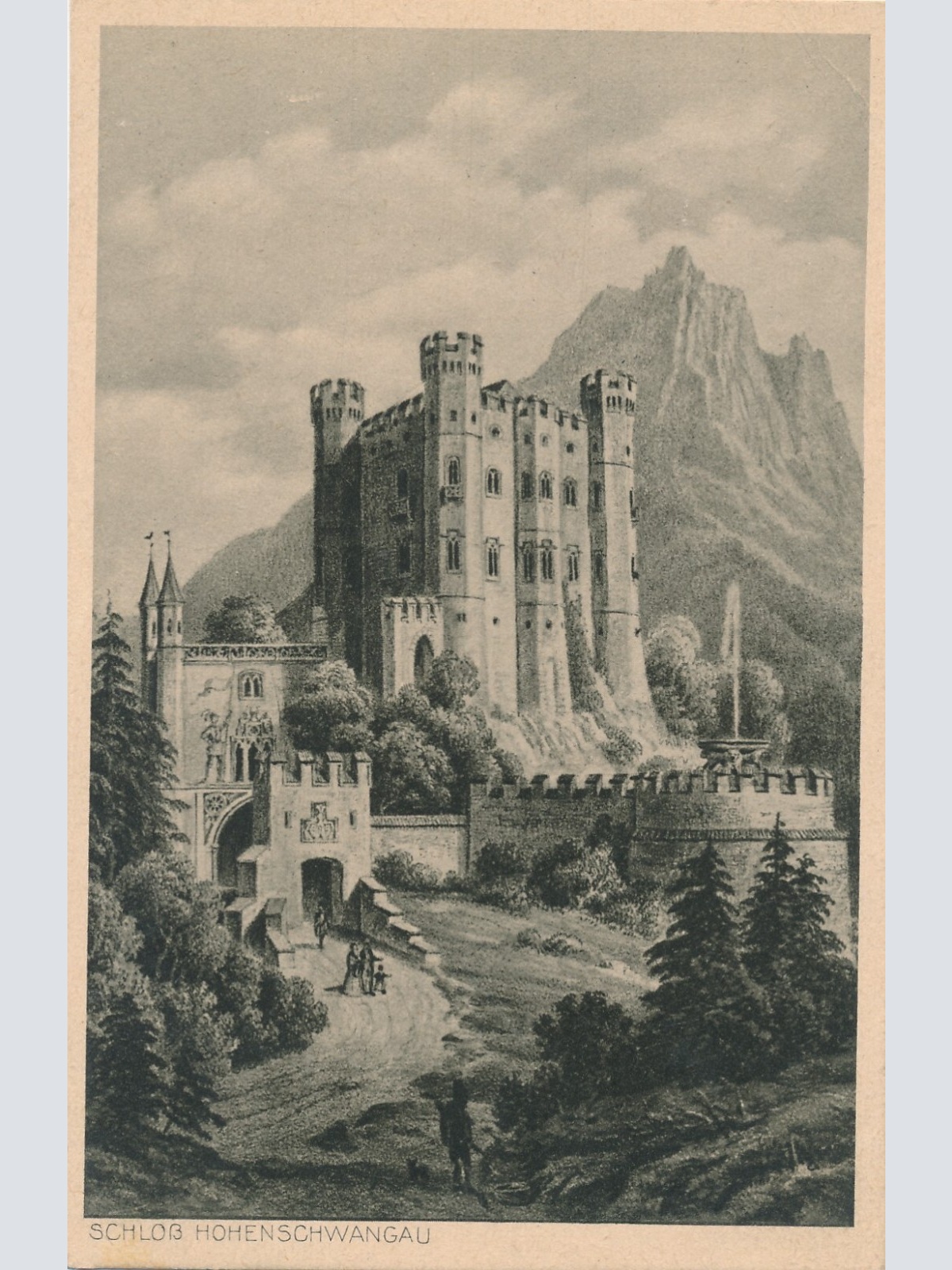 AK, Schloss Hohenschangau, Bayern (S1270)